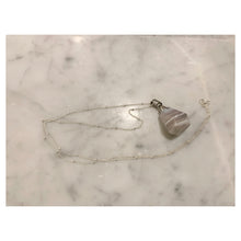 Load image into Gallery viewer, Lace Agate &amp; Sterling Silver Vial Necklace